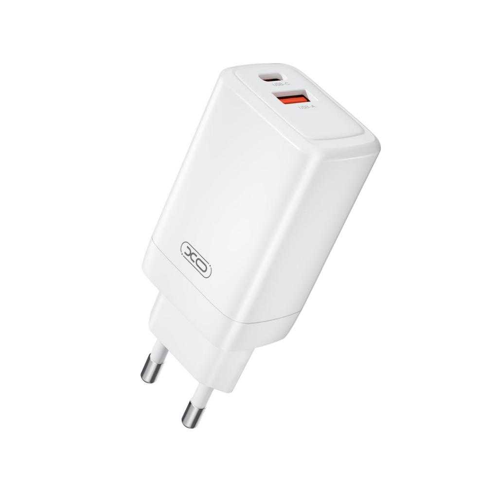XO �adowarka sieciowa CE17 PD 65W 1x USB-C 1x USB bia�a