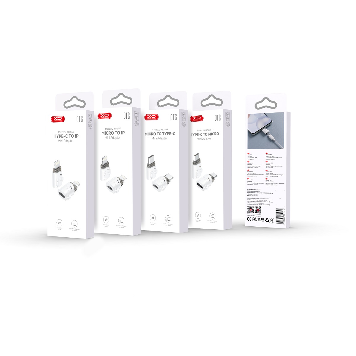 XO �adowarka sieciowa CE18 PD 30W 1x USB-C niebiesko-bia�a / 2