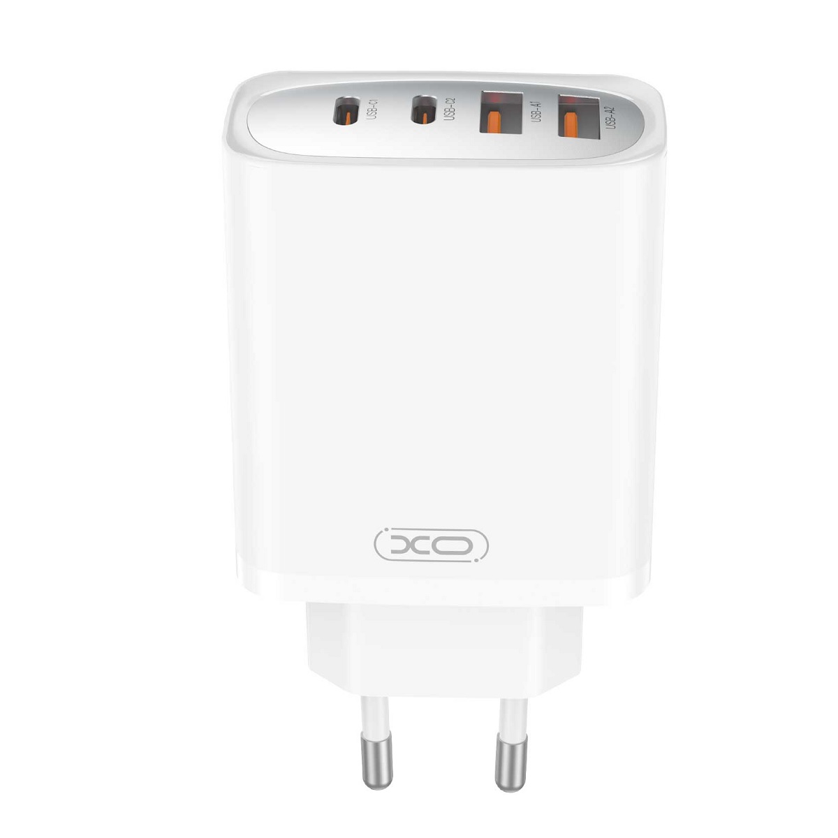 XO �adowarka sieciowa CE22 PD 45W 2x USB-C 2x USB bia�a