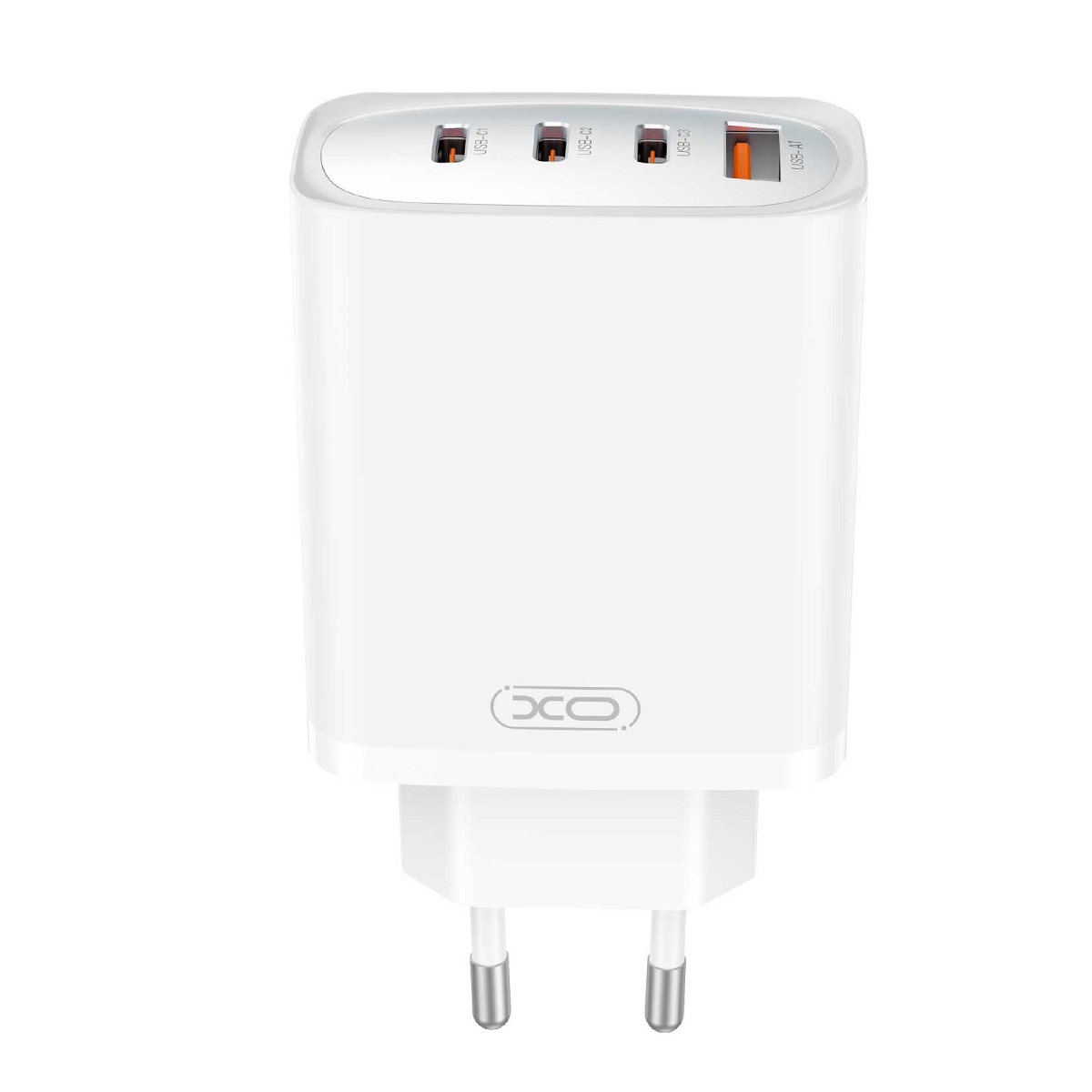 XO �adowarka sieciowa CE23 PD 65W 3x USB-C 1x USB bia�a + kabel USB-C - USB-C / 2