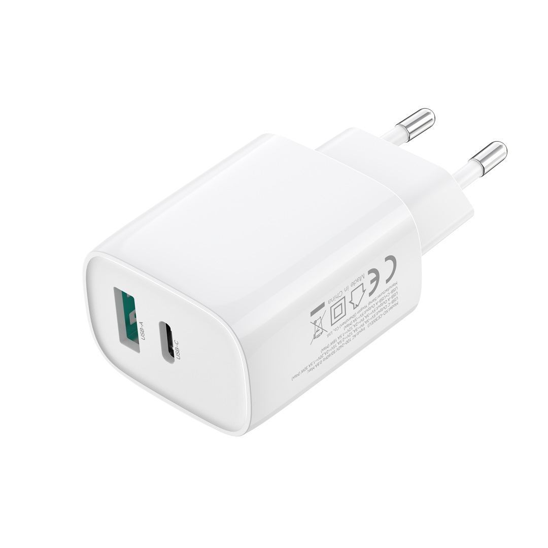 XO �adowarka sieciowa CE30 PD 30W 1x USB-C 1x USB bia�a / 4