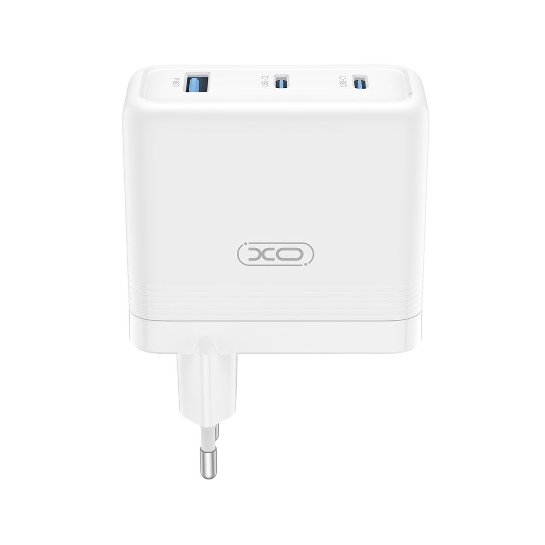 XO �adowarka sieciowa CE35 PD 100W 2x USB-C 1x USB bia�a / 2