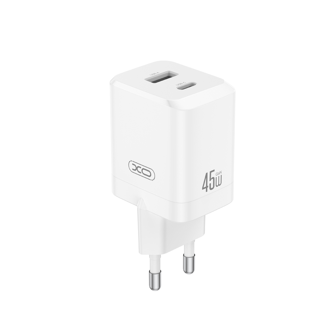 XO �adowarka sieciowa CE36 PD 45W 1x USB-C 1x USB bia�a