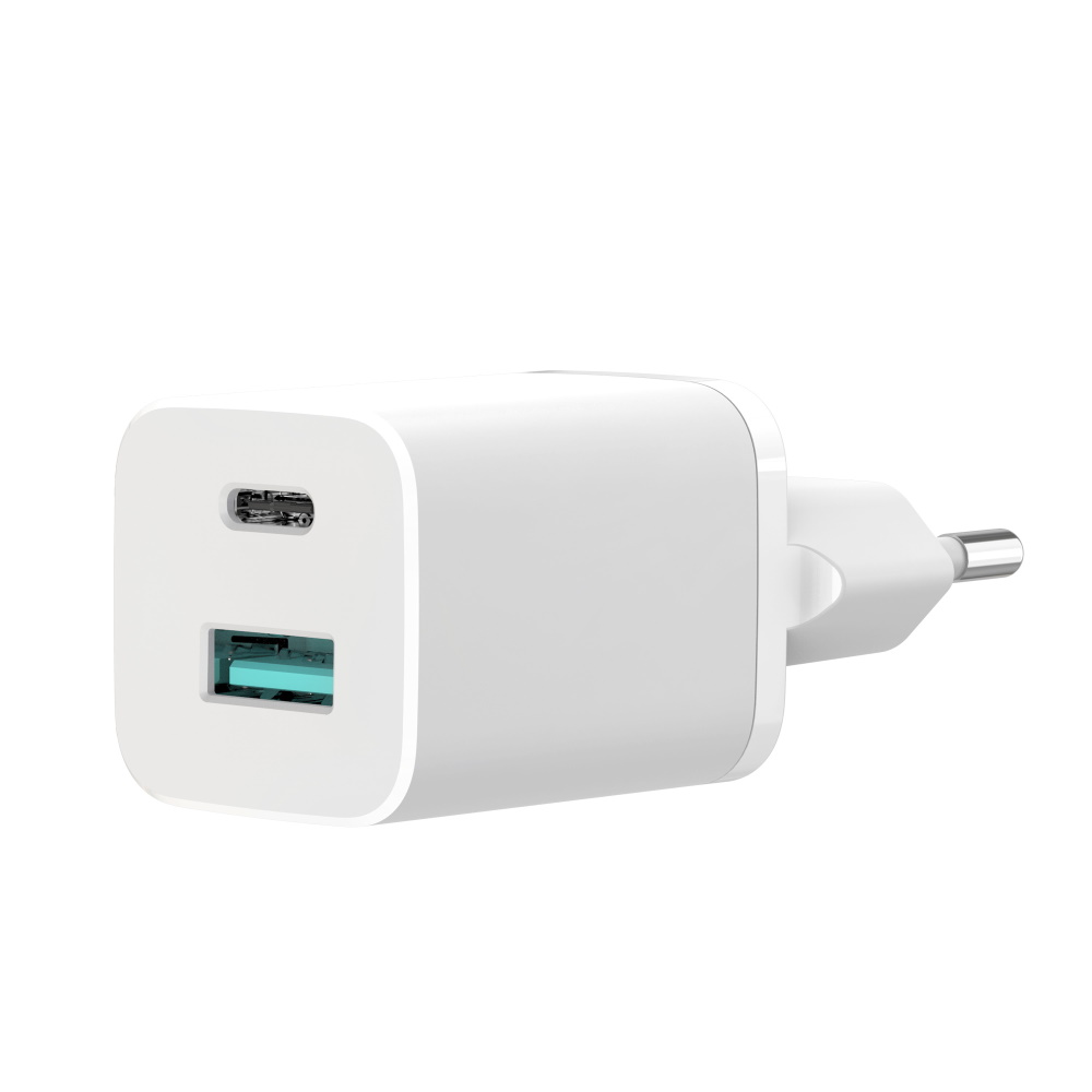 XO �adowarka sieciowa HN238A bia�a 2USB QC3.0/ PD USB-C 30W