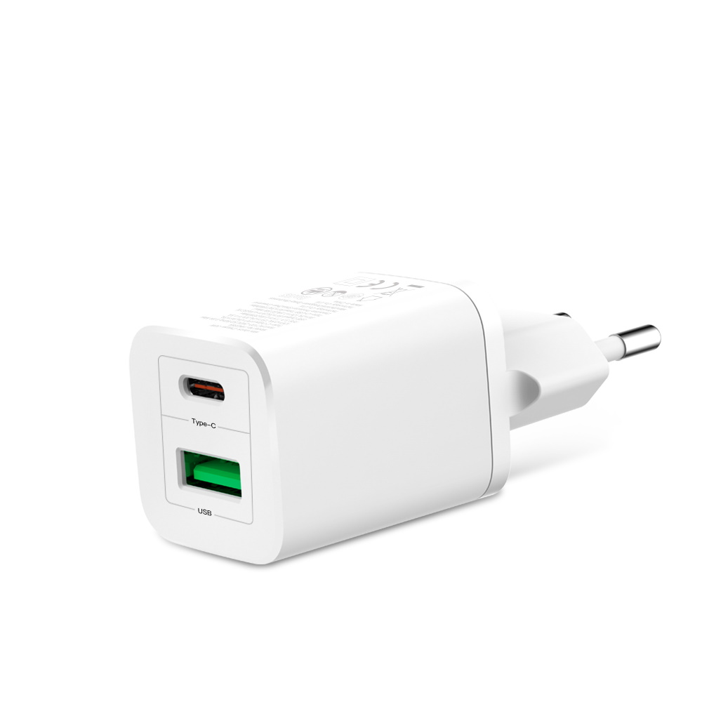 XO �adowarka sieciowa HN238A bia�a 2USB QC3.0/ PD USB-C 30W / 3