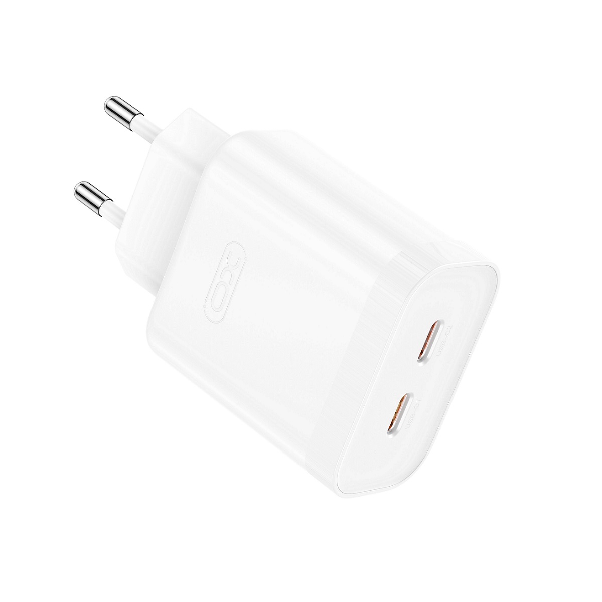 XO �adowarka sieciowa L105 PD 35W 2x USB-C bia�a