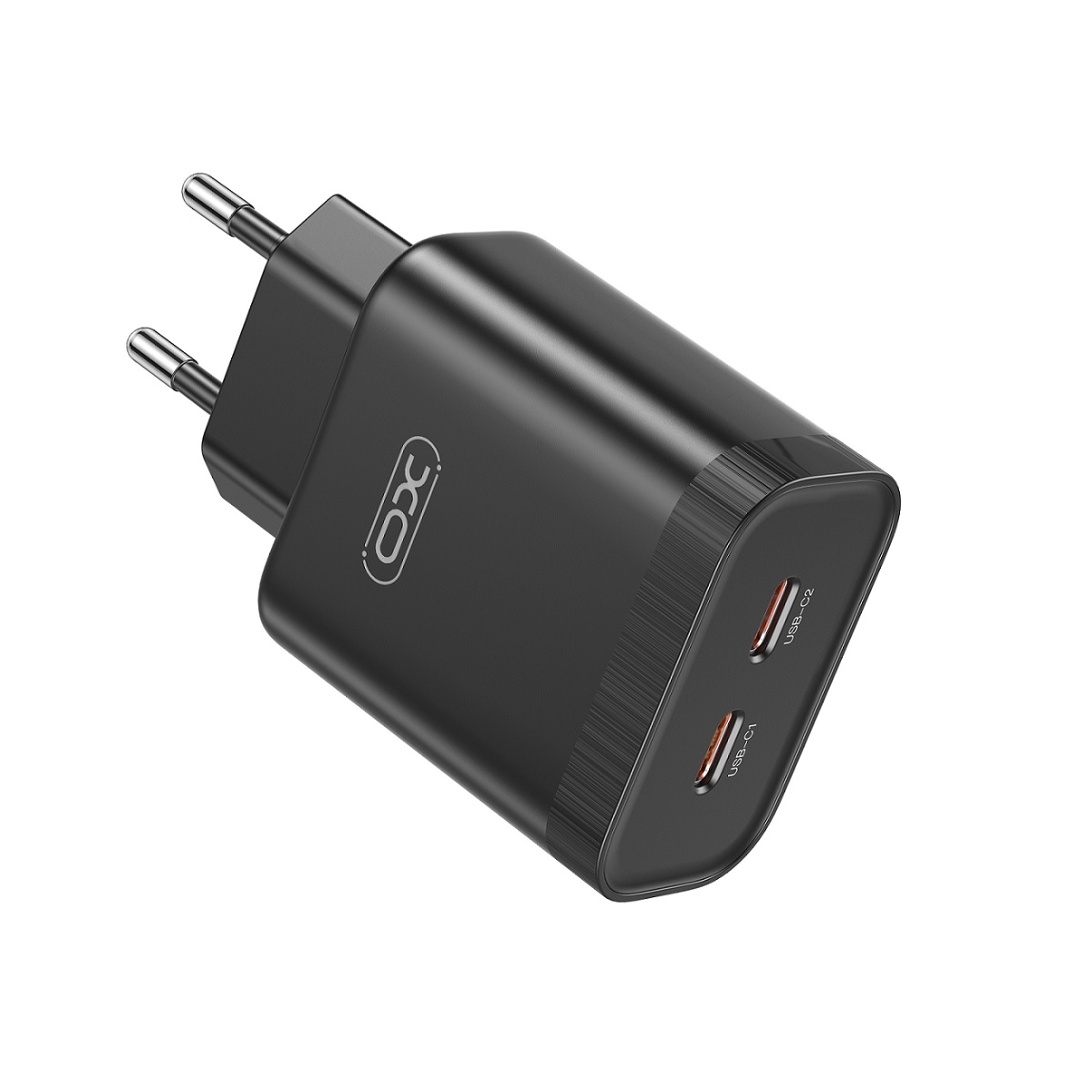 XO �adowarka sieciowa L105 PD 35W 2x USB-C czarna