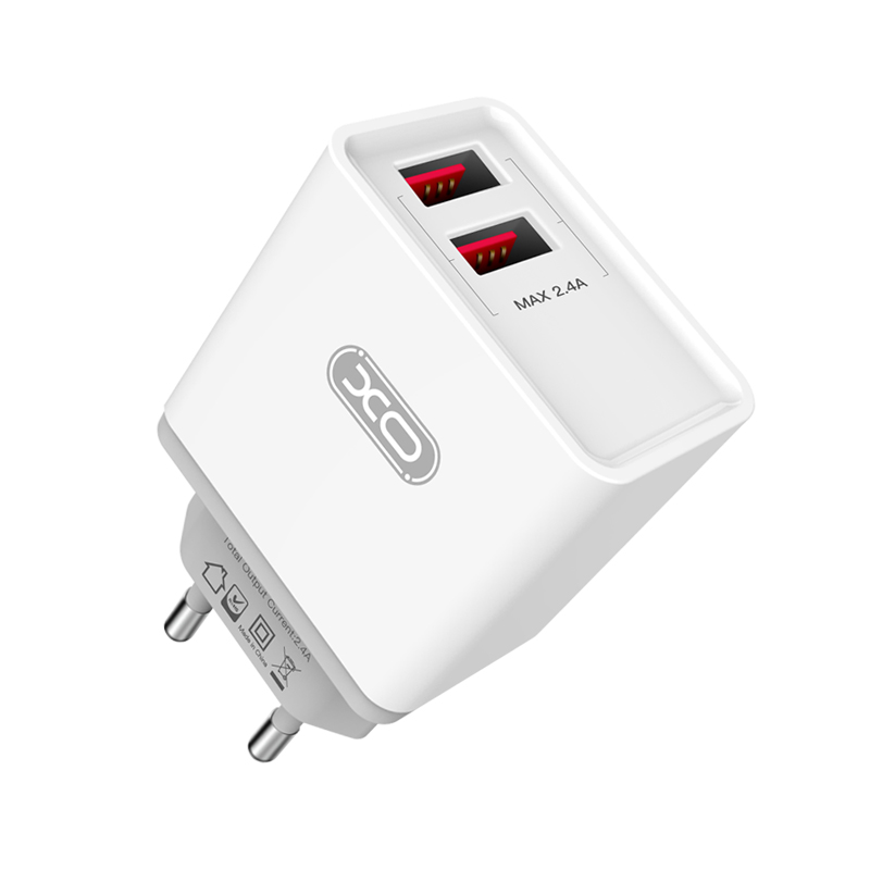 XO �adowarka sieciowa L31 bia�a 2USB 2,4A