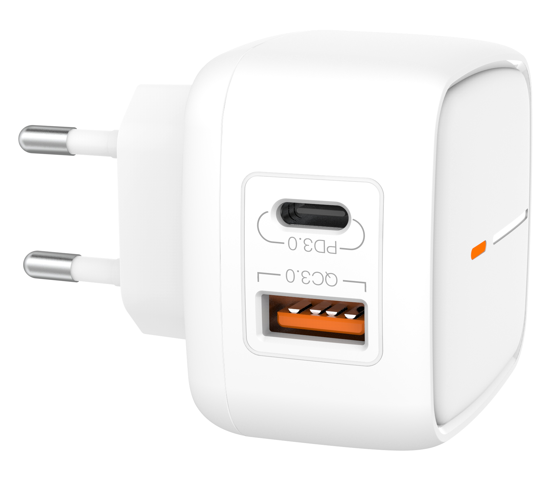 XO �adowarka sieciowa L60 bia�a 2USB QC3.0/ typ-C PD