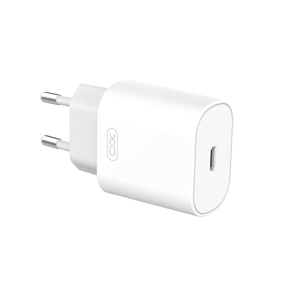 XO �adowarka sieciowa L91 PD 25W 1x USB-C bia�a + kabel USB-C - Lightning / 2