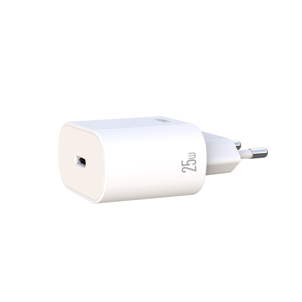 XO �adowarka sieciowa L91 PD 25W 1x USB-C bia�a + kabel USB-C - Lightning / 3