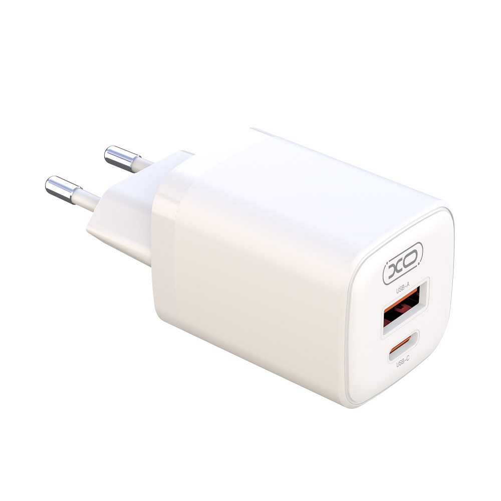 XO �adowarka sieciowa L96 PD 30W QC 3.0 18W 1x USB 1x USB-C bia�a