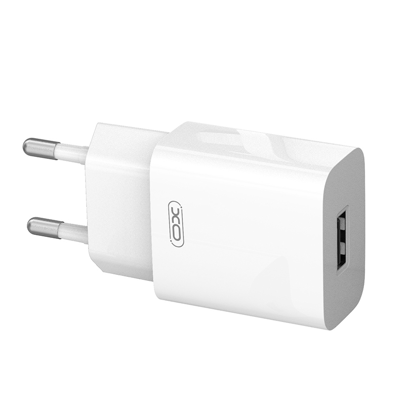 XO �adowarka sieciowa L99 1xUSB 2,4A BIA�A + KABEL USB/USB-C / 2