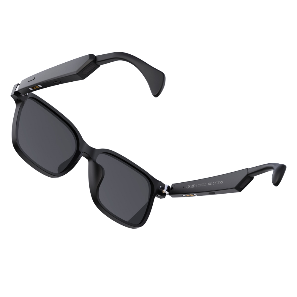 XO okulary bluetooth E5 przeciwsoneczne czarne nylonowe UV400 / 3
