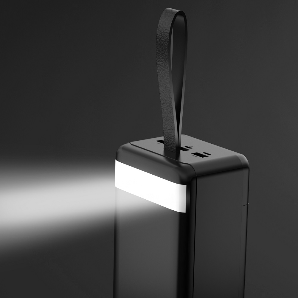 XO Power bank PR158 50000mAh QC22,5W - PD 20W czarny / 3