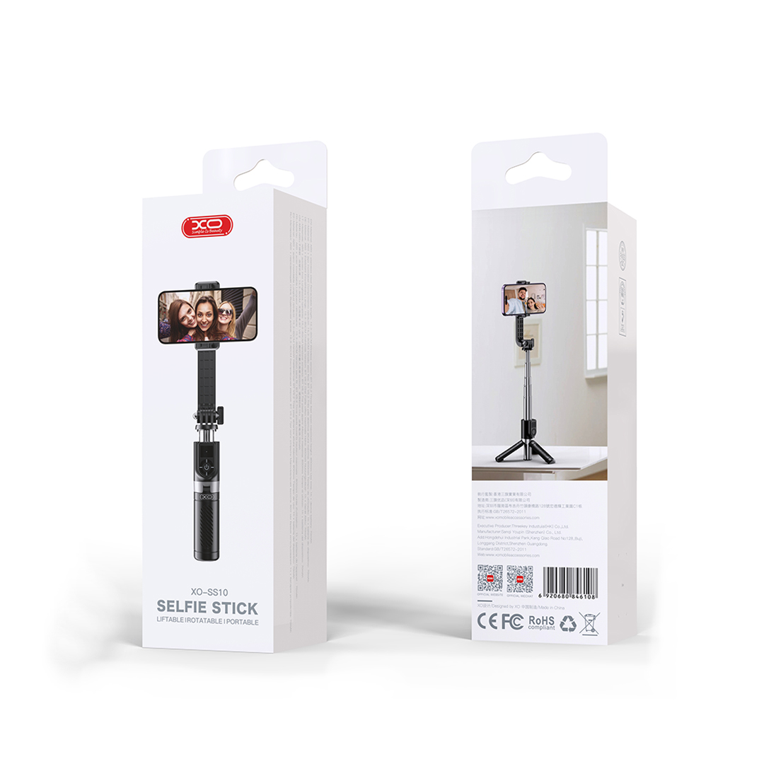 XO selfie stick Bluetooth tripod SS10 czarny 80cm / 4