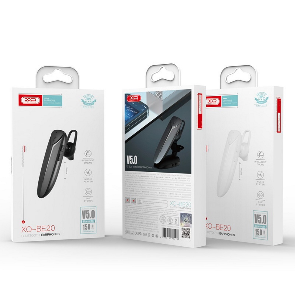 XO s�uchawka Bluetooth BE20 czarna / 2