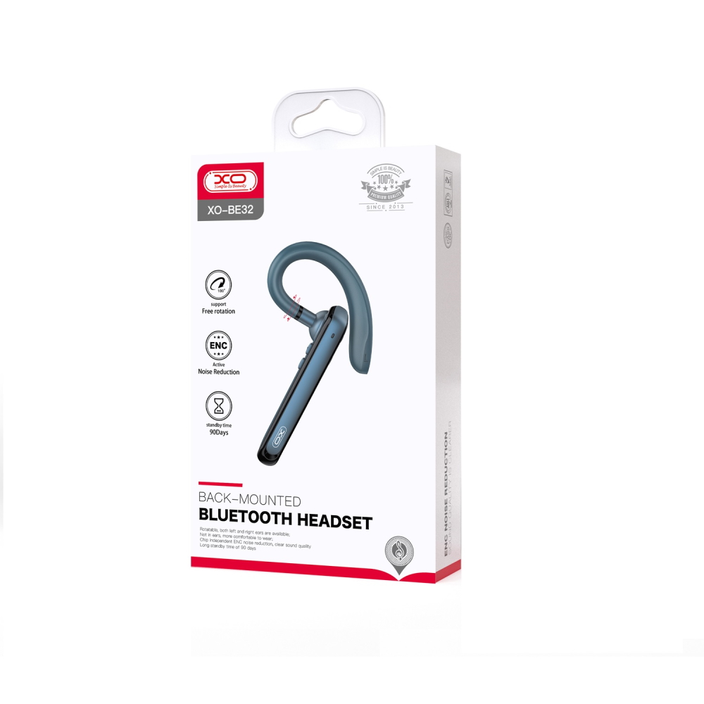 XO S�uchawka Bluetooth BE32 niebieska / 6