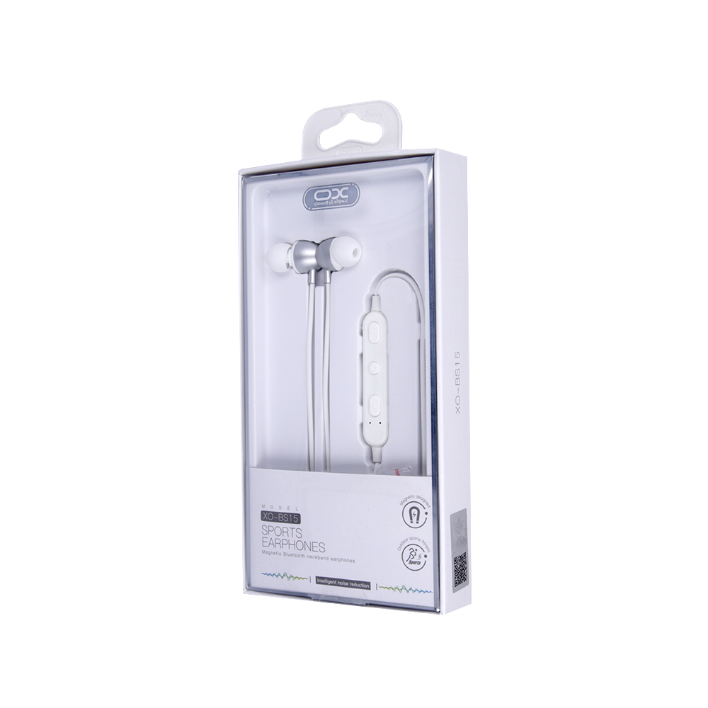 XO s�uchawki Bluetooth BS15 dokana�owe bia�e