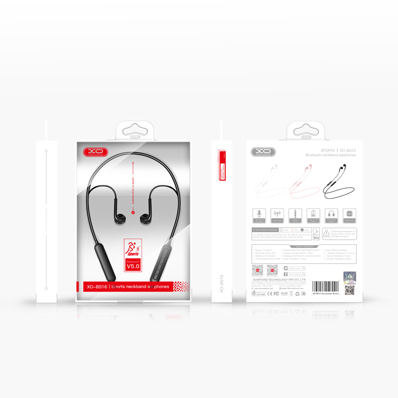 XO S�uchawki bluetooth BS16 czarne / 2