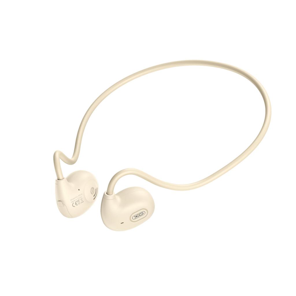 XO s�uchawki Bluetooth BS34 z przewodzeniem kostnym be�owe