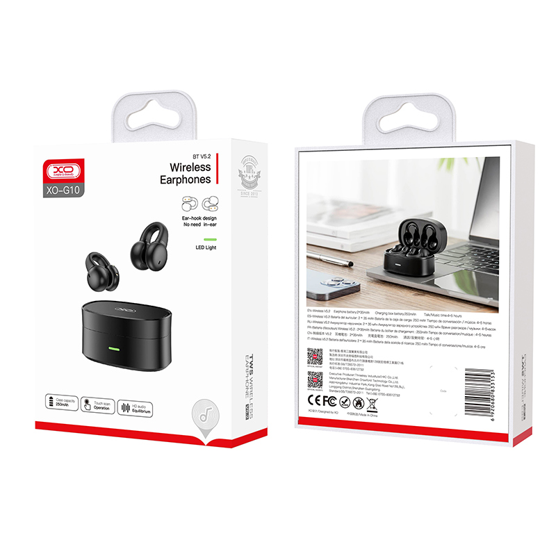 XO s�uchawki Bluetooth G10 TWS czarne / 2