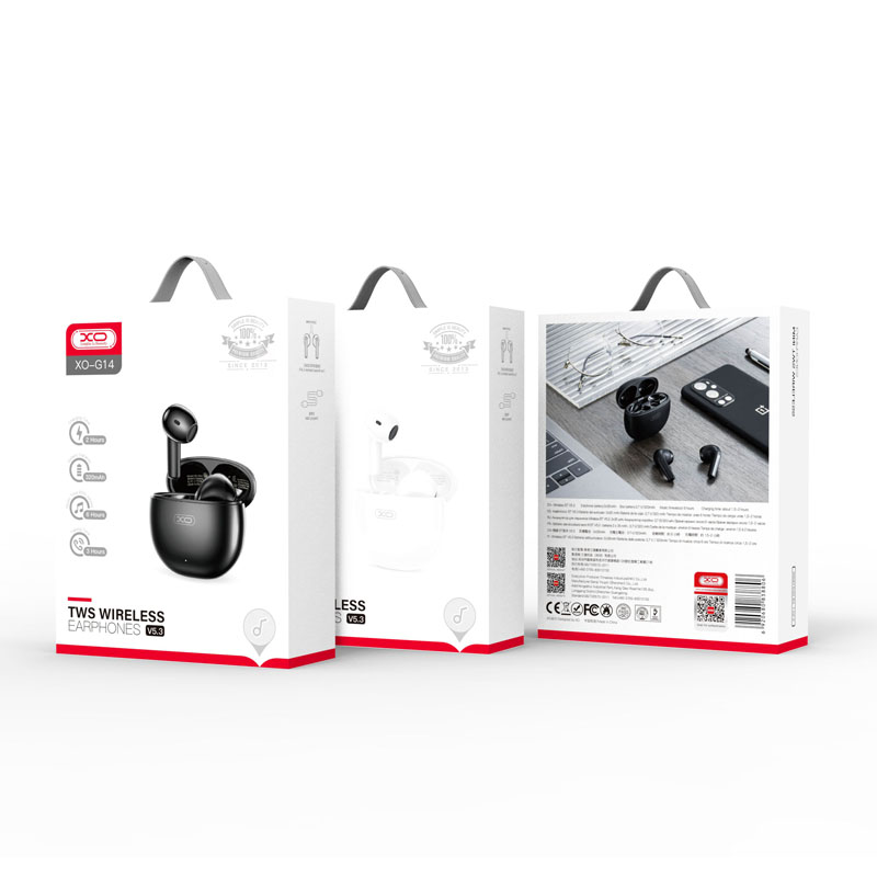 XO s�uchawki Bluetooth G14 TWS czarne / 4
