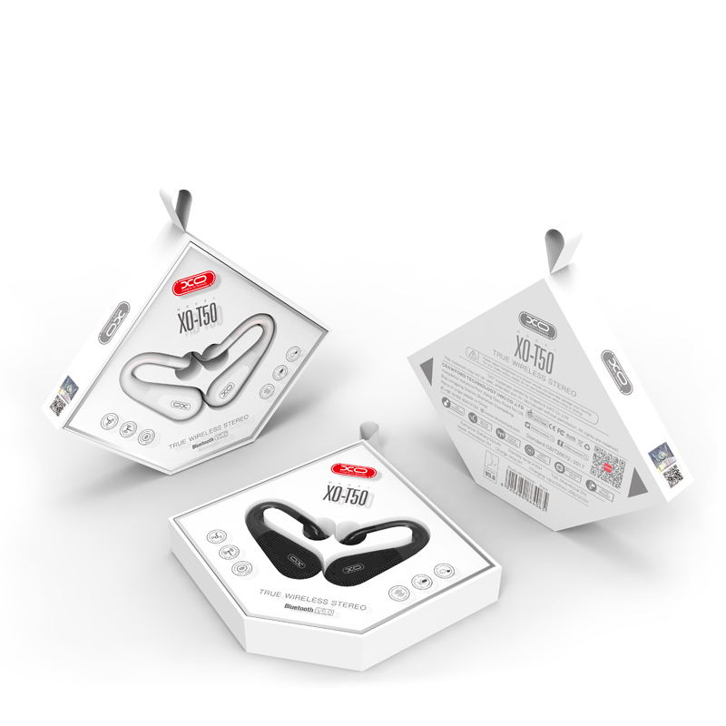 XO s�uchawki Bluetooth T50 douszne bia�e / 2