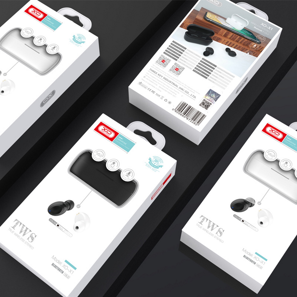 XO s�uchawki Bluetooth X1 TWS czarne / 3