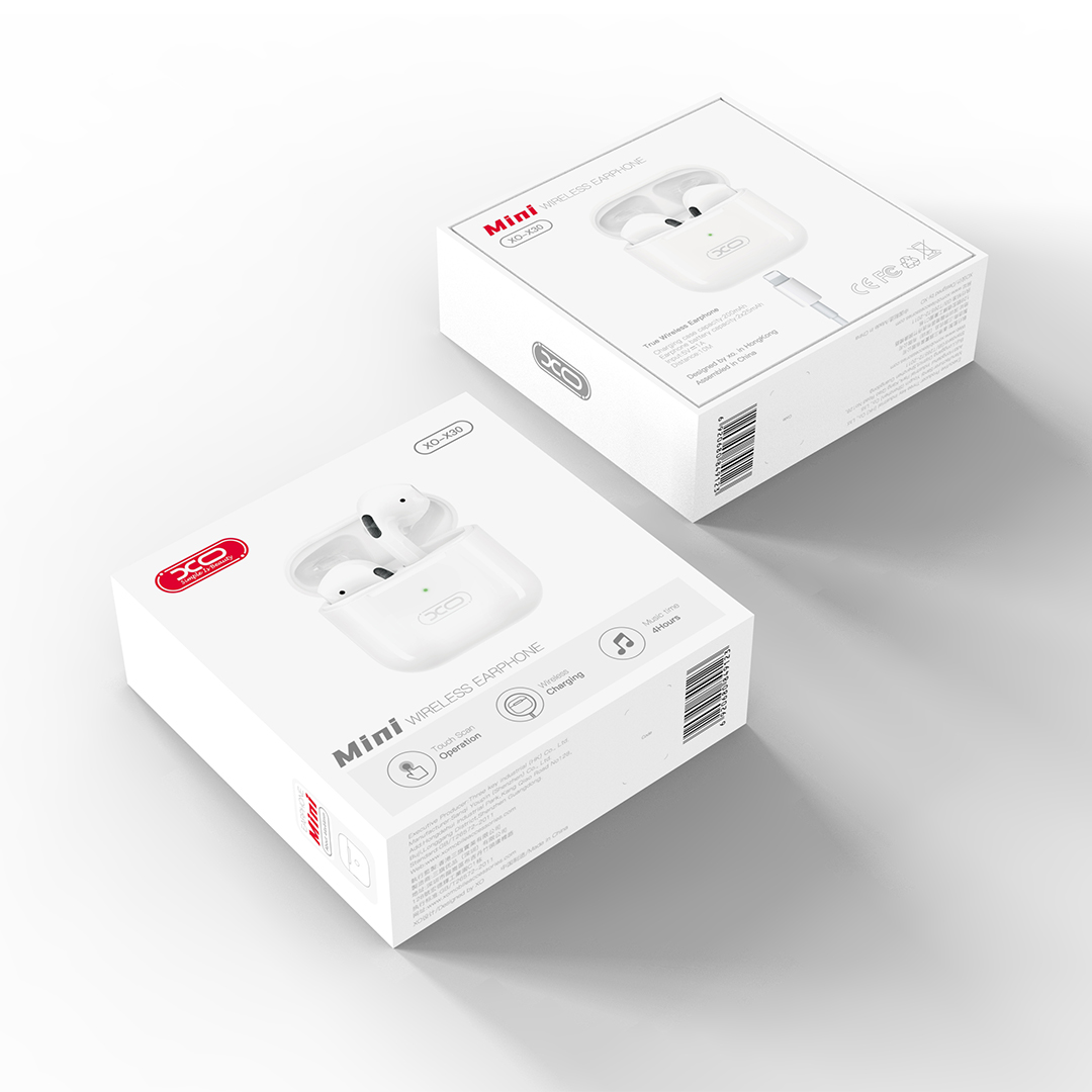 XO s�uchawki Bluetooth X30 TWS bia�e / 6