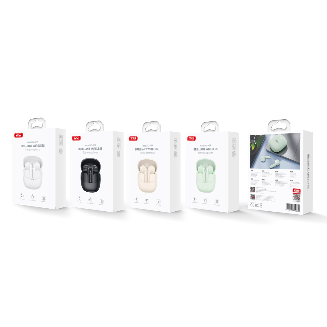 XO s�uchawki Bluetooth X39 TWS bia�e / 3