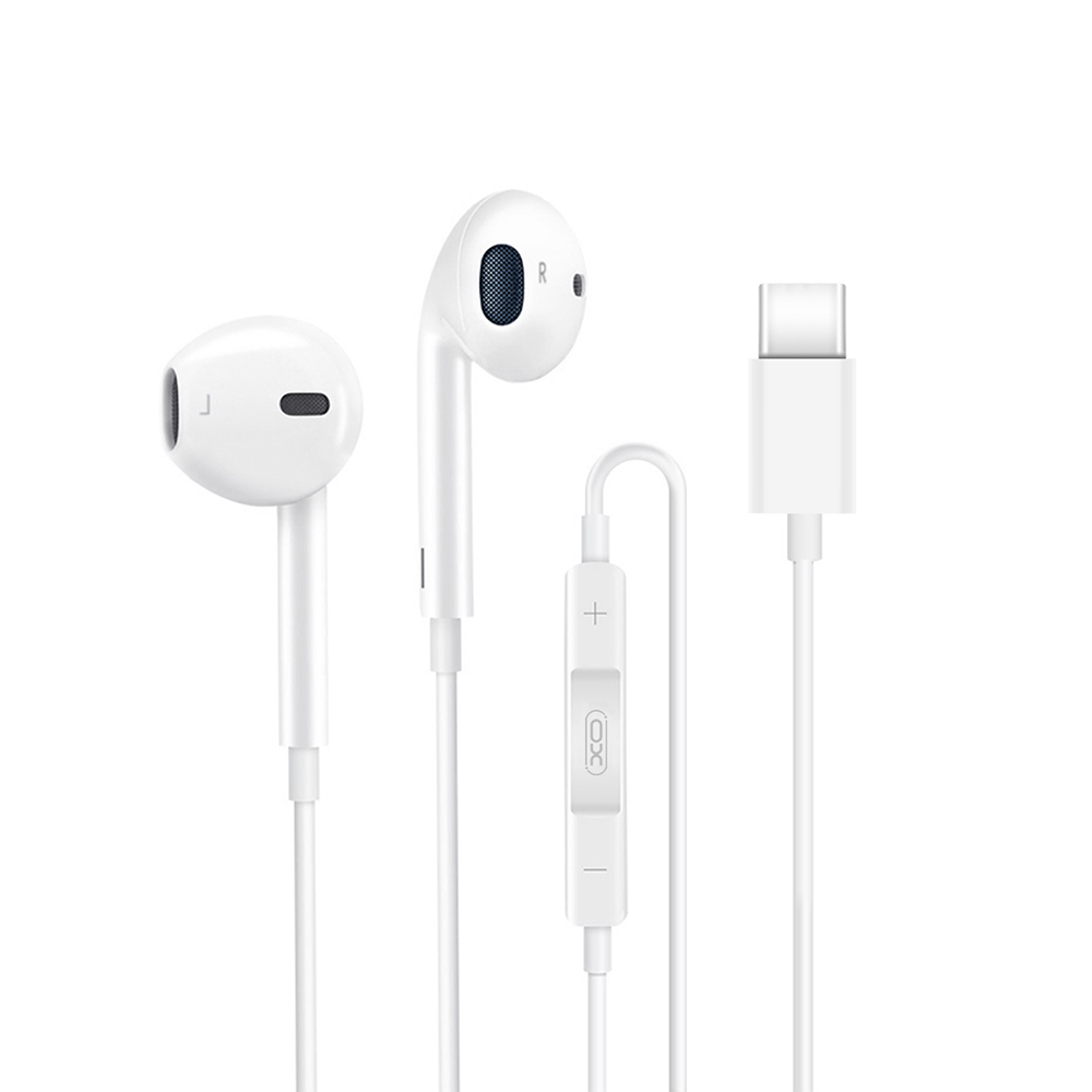 XO S�uchawki przewodowe EP2 typ-C bia�e