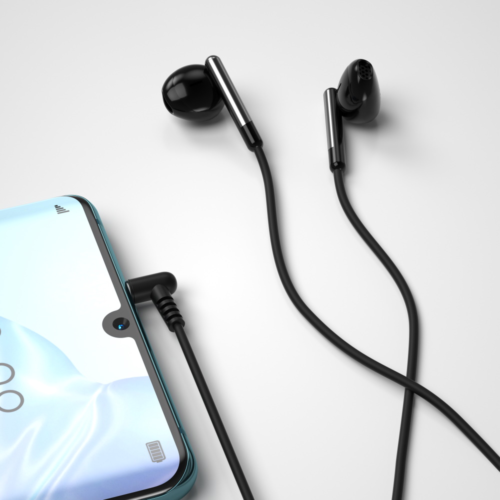 XO S�uchawki przewodowe EP30 jack 3,5mm czarne / 5