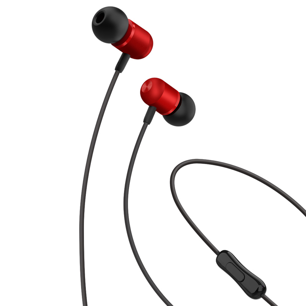 XO S�uchawki przewodowe EP5 jack 3,5mm czerwone