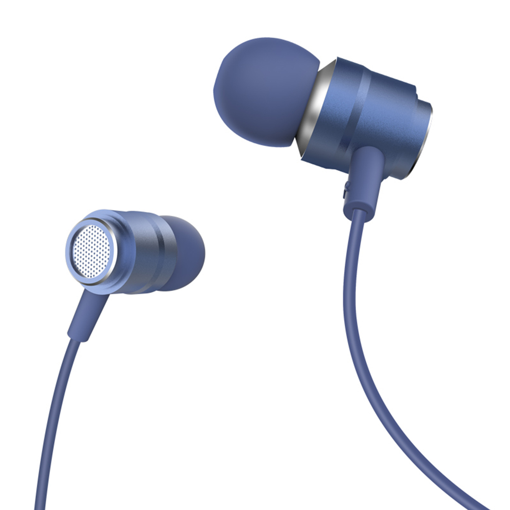 XO S�uchawki przewodowe EP6 jack 3,5mm niebieskie