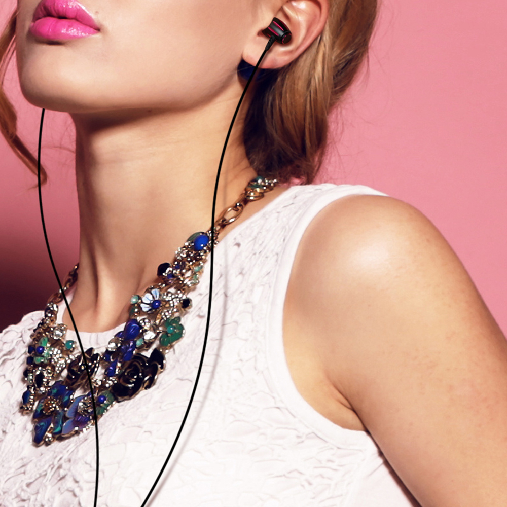 XO S�uchawki przewodowe S29 jack 3,5mm czerwone / 2