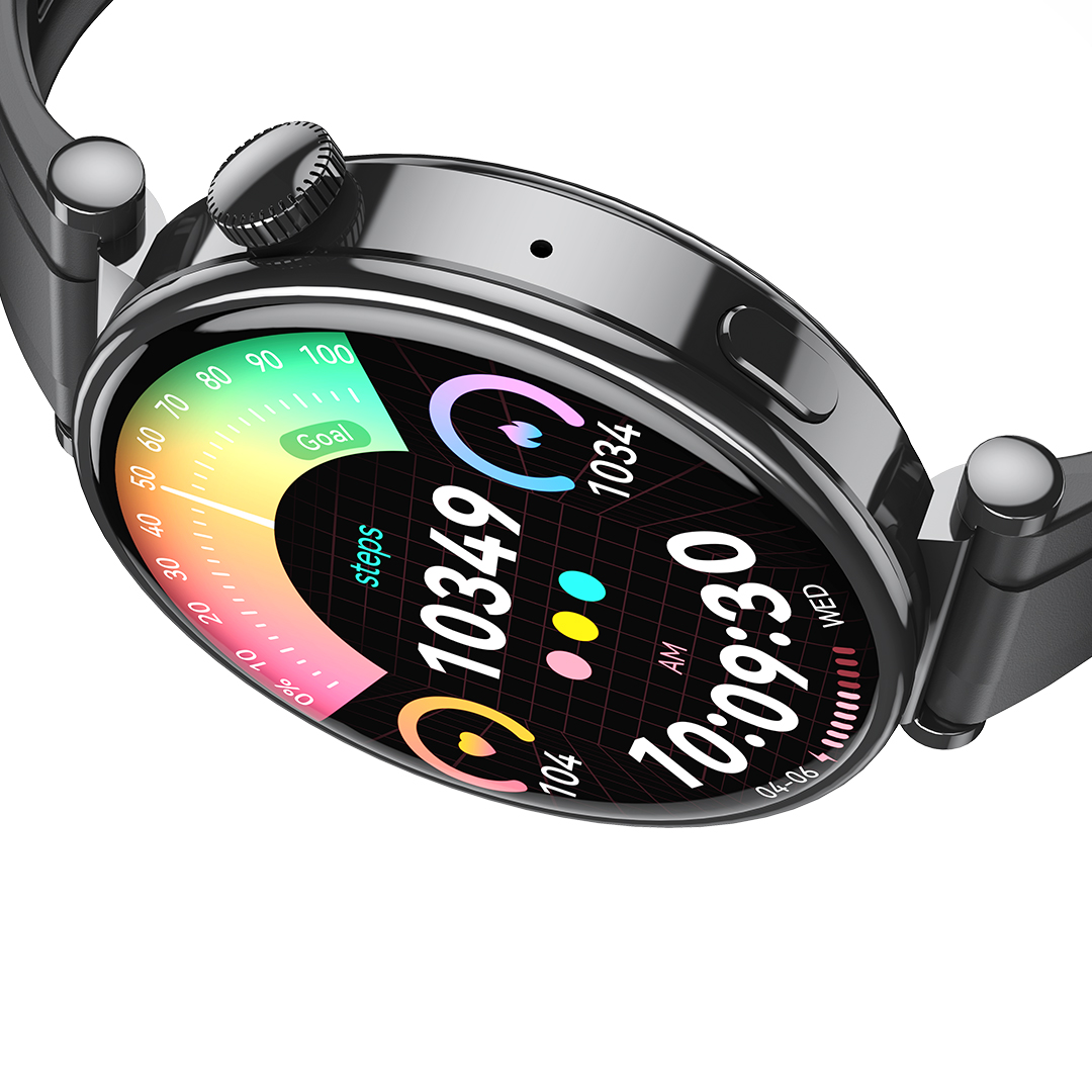 XO smartwatch GT4 Mini Amoled czarny / 2