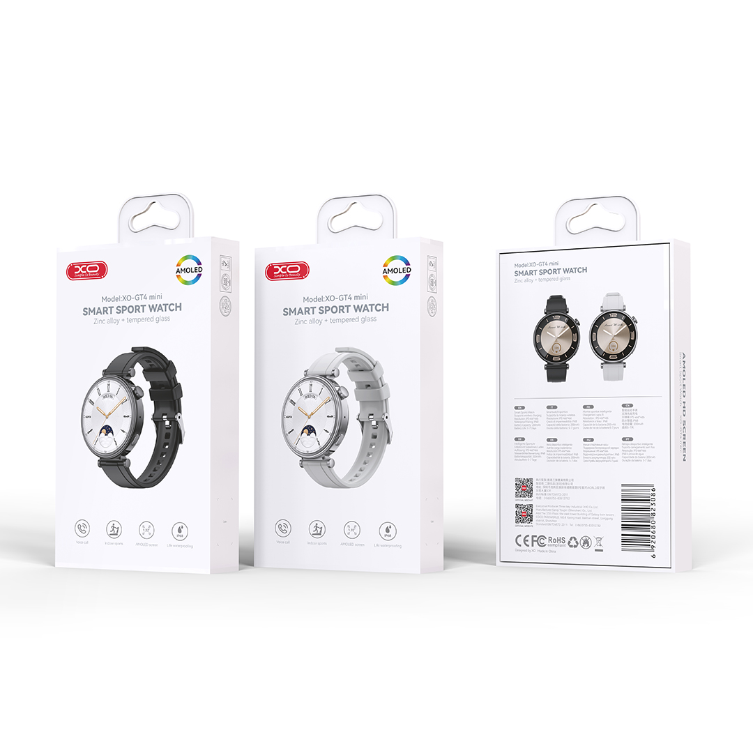 XO smartwatch GT4 Mini Amoled czarny / 5