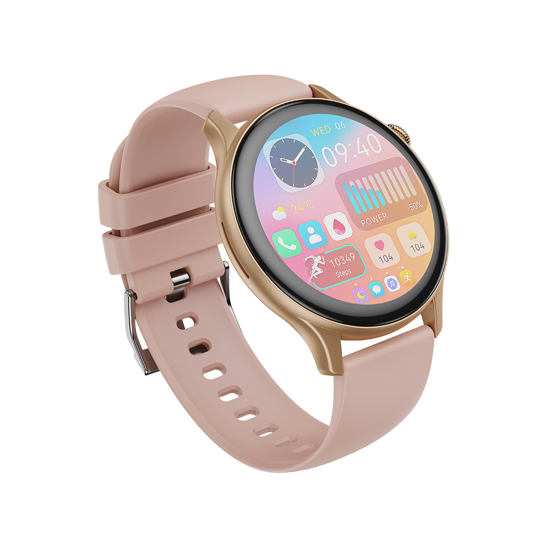 XO smartwatch J6 Amoled r�owo-z�oty / 2