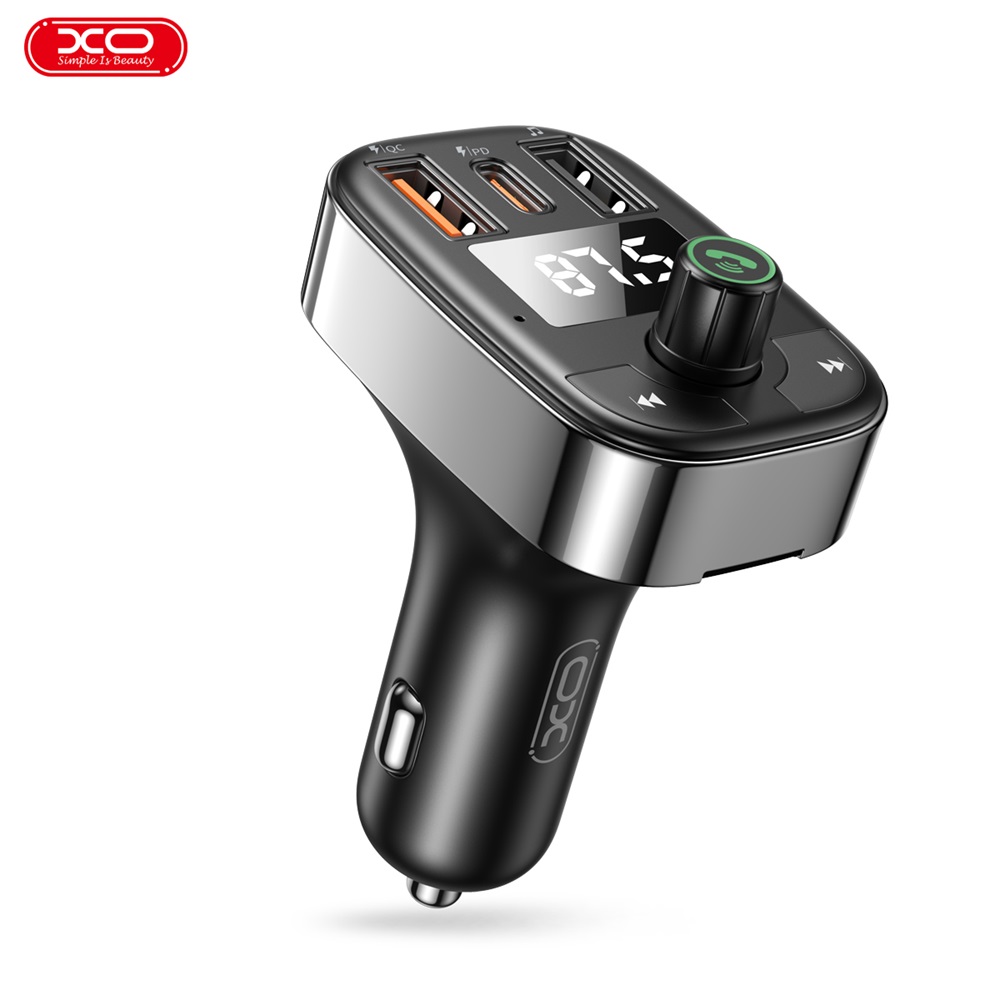 XO transmiter FM BCC06 Bluetooth MP3 adowarka samochodowa 50W czarna / 3