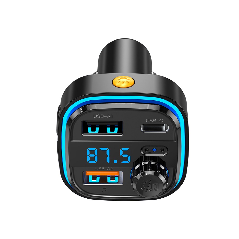 XO transmiter FM BCC08 Bluetooth MP3 adowarka samochodowa 3,1A czarna / 2