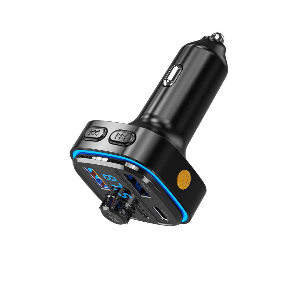 XO transmiter FM BCC08 Bluetooth MP3 adowarka samochodowa 3,1A czarna / 4