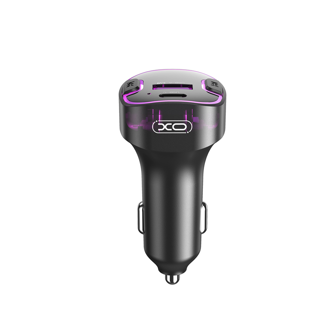 XO transmiter FM BCC12 Bluetooth MP3 adowarka samochodowa 3,1A czarna / 5