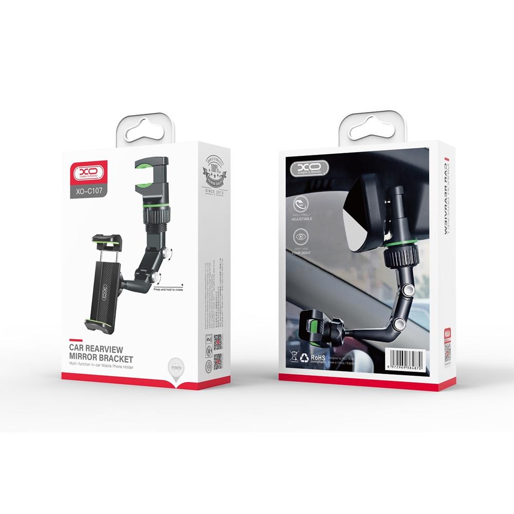 XO uchwyt samochodowy C107 czarny uniwersalny / 2