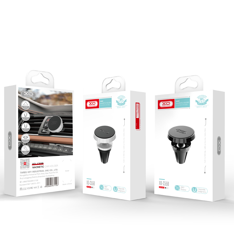 XO Uchwyt samochodowy magnetyczny C55B czarny / 2