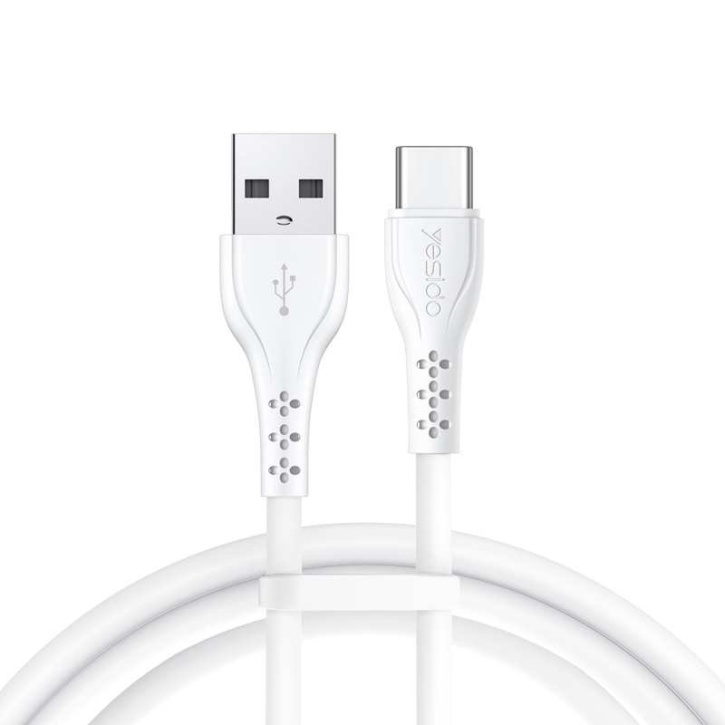 Yesido Kabel CA71 USB-Type-C 3A (20szt.) 18W 1m, WHITE / BIA�Y