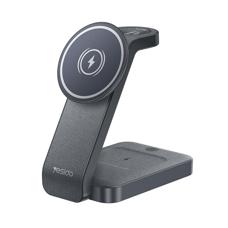 Yesido �adowarka indukcyjna DS26 15W LED 4w1 BLACK / CZARNY