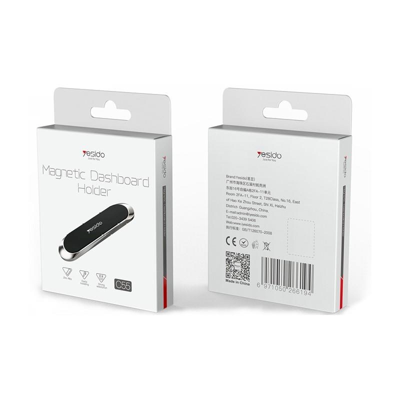 Yesido magnetyczny Uniwersalny Uchwyt C55 BLACK / CZARNY / 2