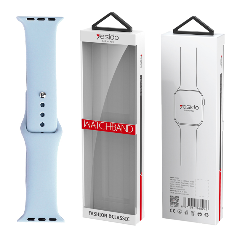 Yesido WB44 Silikonowy Pasek do Apple Watch S 38/40/41 (97+110) #65 B��KITNY