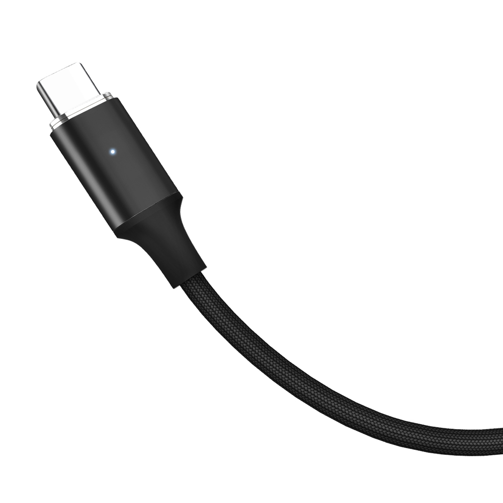 Baseus kabel New Insnap magnetyczny (USB typ-C | 1 m) czarny 3A / 4
